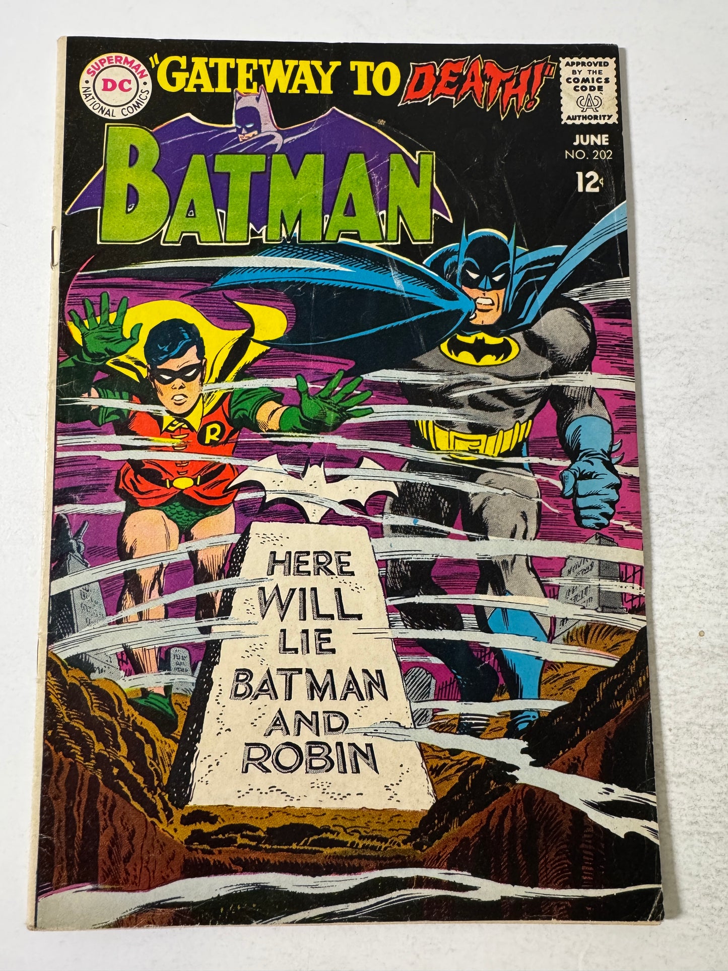 BATMAN #202 VG-