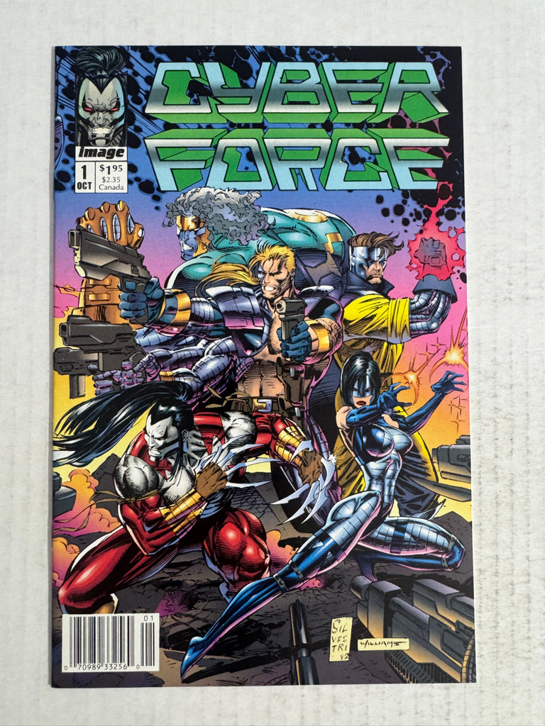CYBER FORCE #1 NM- Marc Silvestri Cover NEWSSTAND