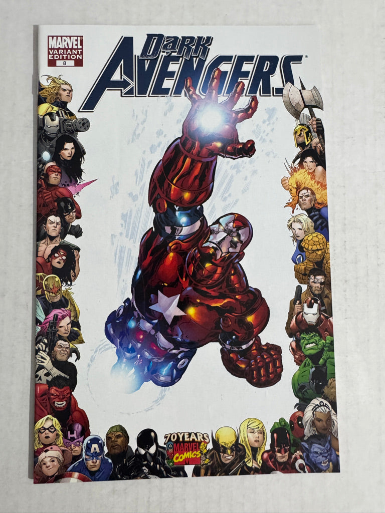 DARK AVENGERS #8 NM 1:10 Mike Deodato Anniversary Variant