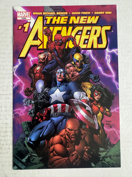 NEW AVENGERS #1 NM 2nd Print David Finch Variant  1ST APPEARANCE