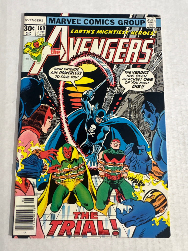 AVENGERS #160 NM-  Jack Kirby Cover