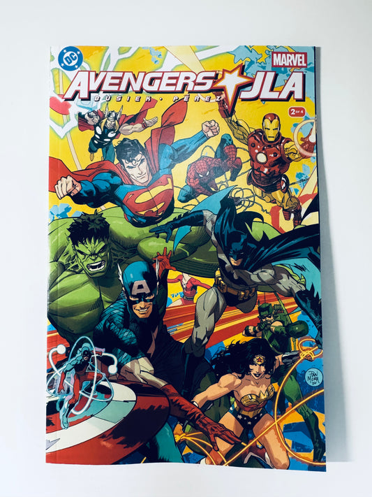 AVENGERS / JLA #2 FACSIMILE EDITION 2026 NM Dan Mora Wraparound Variant