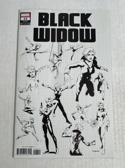 BLACK WIDOW #13 Vol 8 NM 1:50 Design Variant
