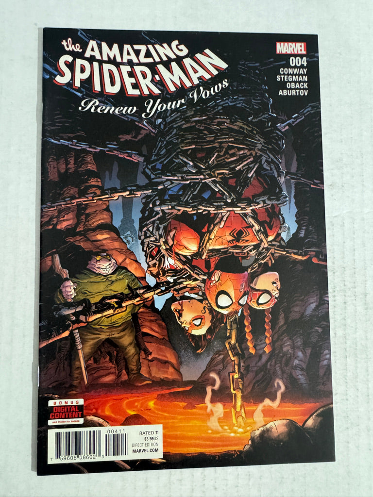 AMAZING SPIDER-MAN RENEW YOUR VOWS #4 Vol 2 NM- Ryan Stegman Cover