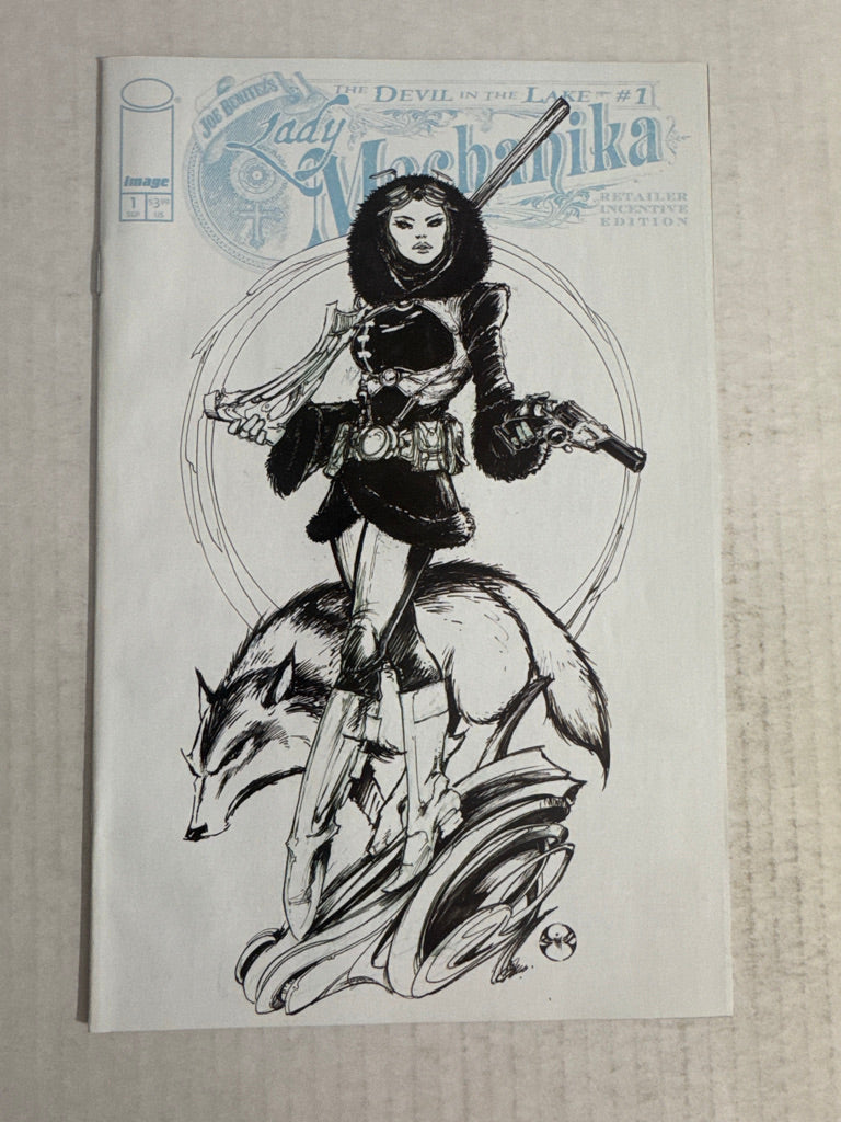 LADY MECHANIKA The Devil In The Lake #1 NM- 1:10 Joe Benitez Variant