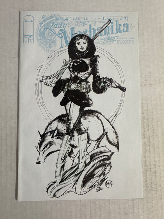 LADY MECHANIKA The Devil In The Lake #1 NM- 1:10 Joe Benitez Variant