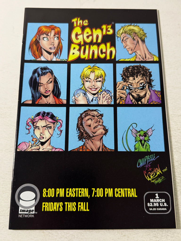 GEN 13 #1 Vol 2 NM- J Scott Campbell Brady Bunch Variant