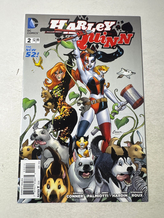 HARLEY QUINN #2 Vol 2 NM- 2nd Print Amanda Conner Variant