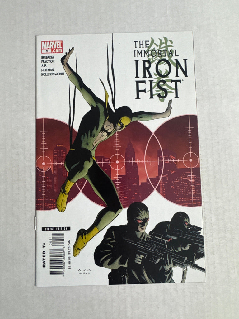 IMMORTAL IRON FIST #5 NM- David Aja Cover