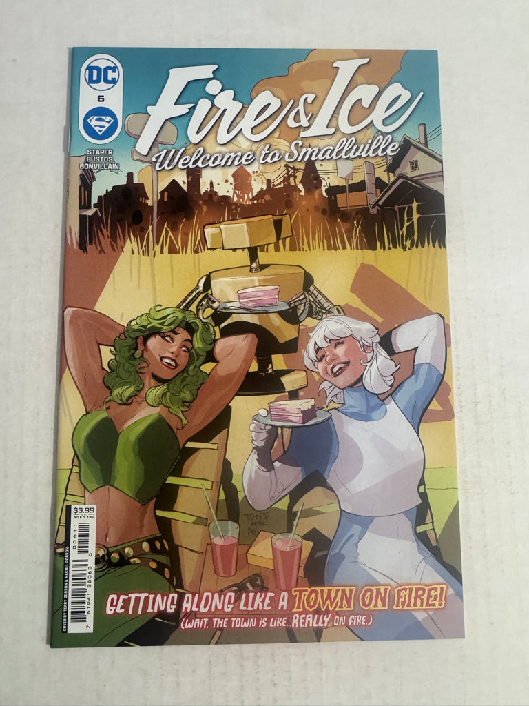 FIRE & ICE Welcome To Smallville #6 NM Terry Dodson Cover