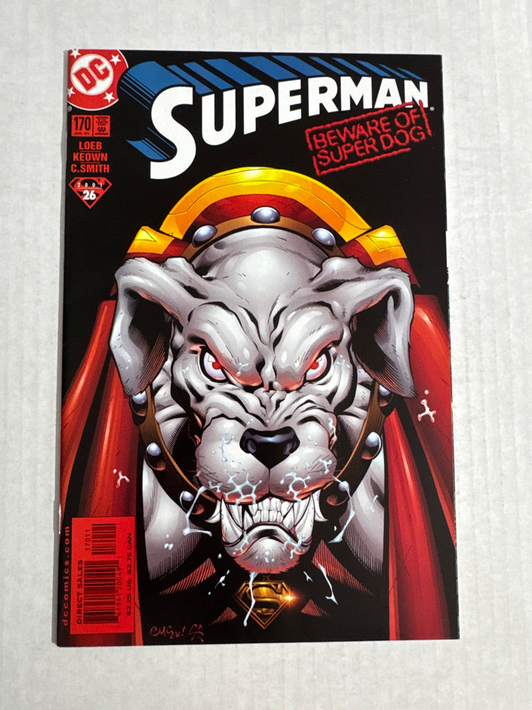 SUPERMAN #170 Vol 2 NM- Ed McGuinness Cover 1ST APPEARANCE