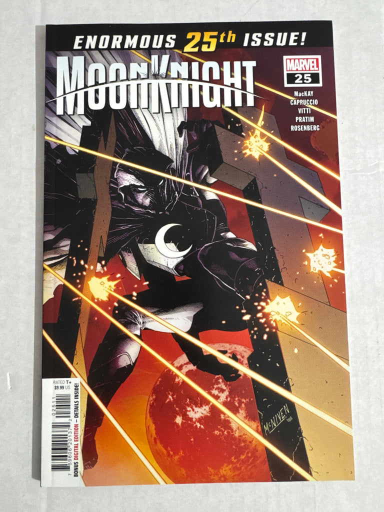 MOON KNIGHT #25 Vol 9 NM Steve McNiven Cover  1ST APPEARANCE
