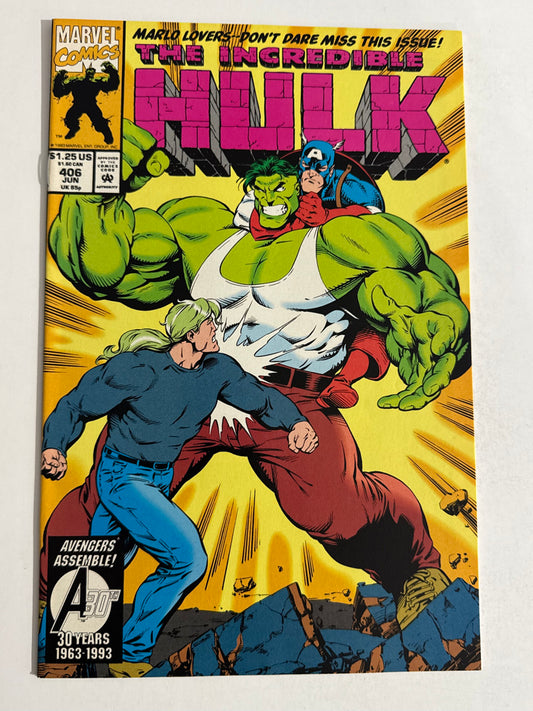 INCREDIBLE HULK #406 NM Gary Frank Cover