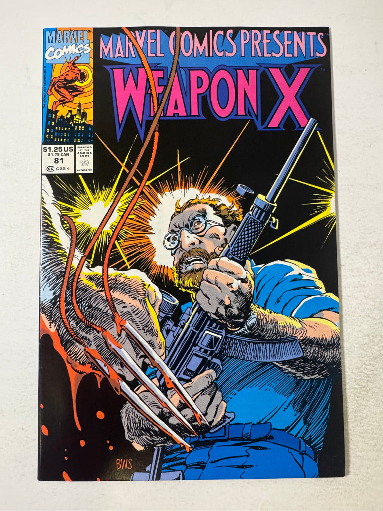 MARVEL COMICS PRESENTS #81 NM- Barry Windsor-Smith Cover NEWSSTAND