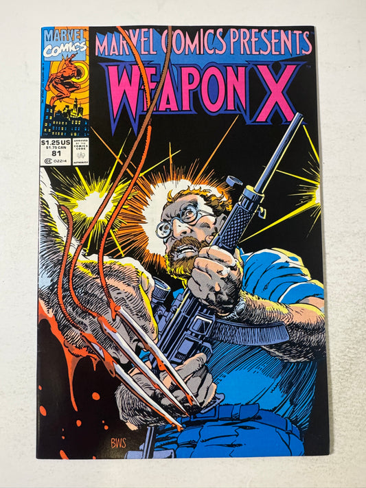 MARVEL COMICS PRESENTS #81 NM- Barry Windsor-Smith Cover NEWSSTAND