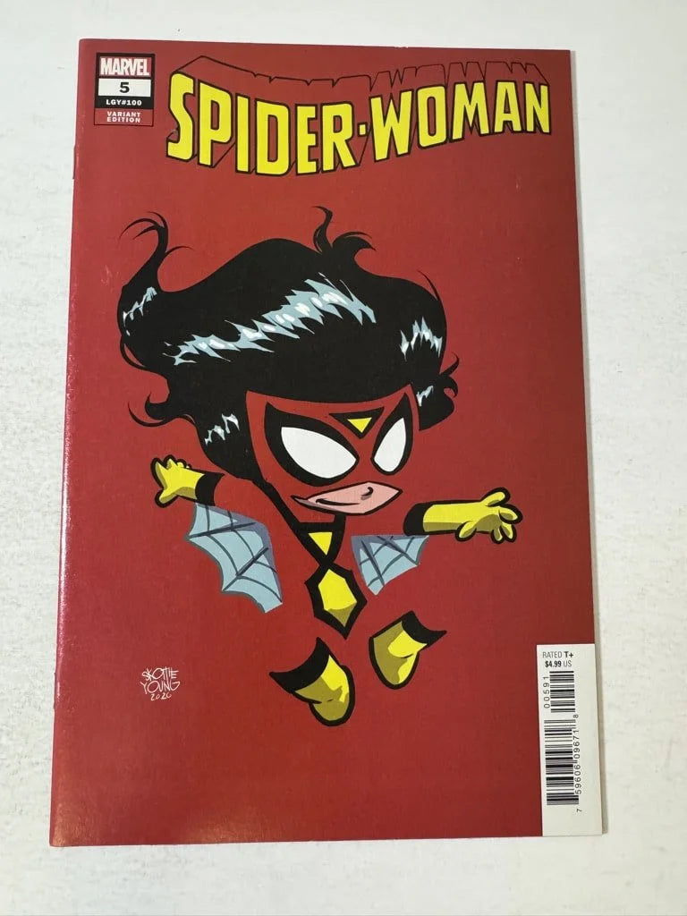 SPIDER-WOMAN #1 VF+ Skottie Young Variant