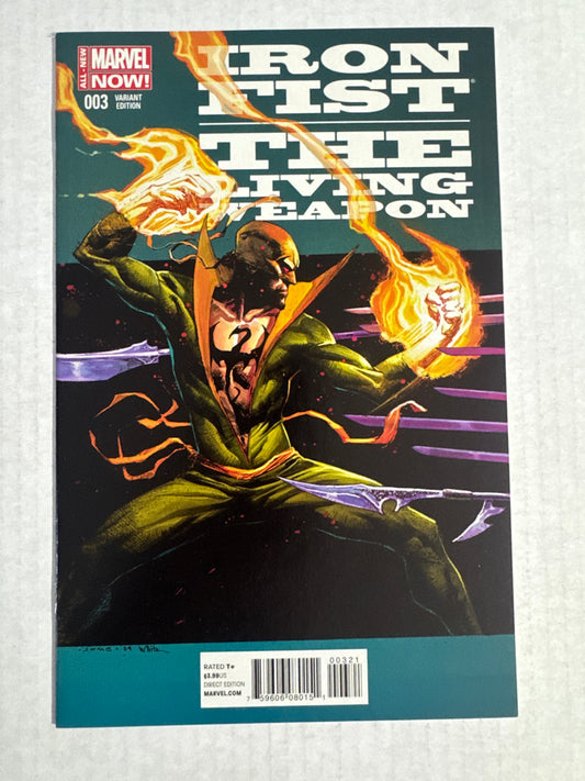 IRON FIST THE LIVING WEAPON #3 NM 1:25 Opena Variant