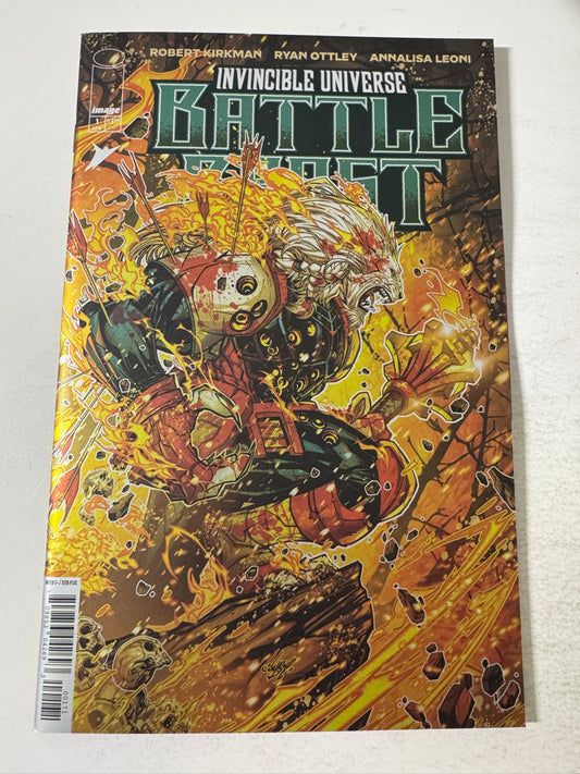 Invincible Universe BATTLE BEAST #1 NM 1:100 Jonboy Meyers Foil Variant