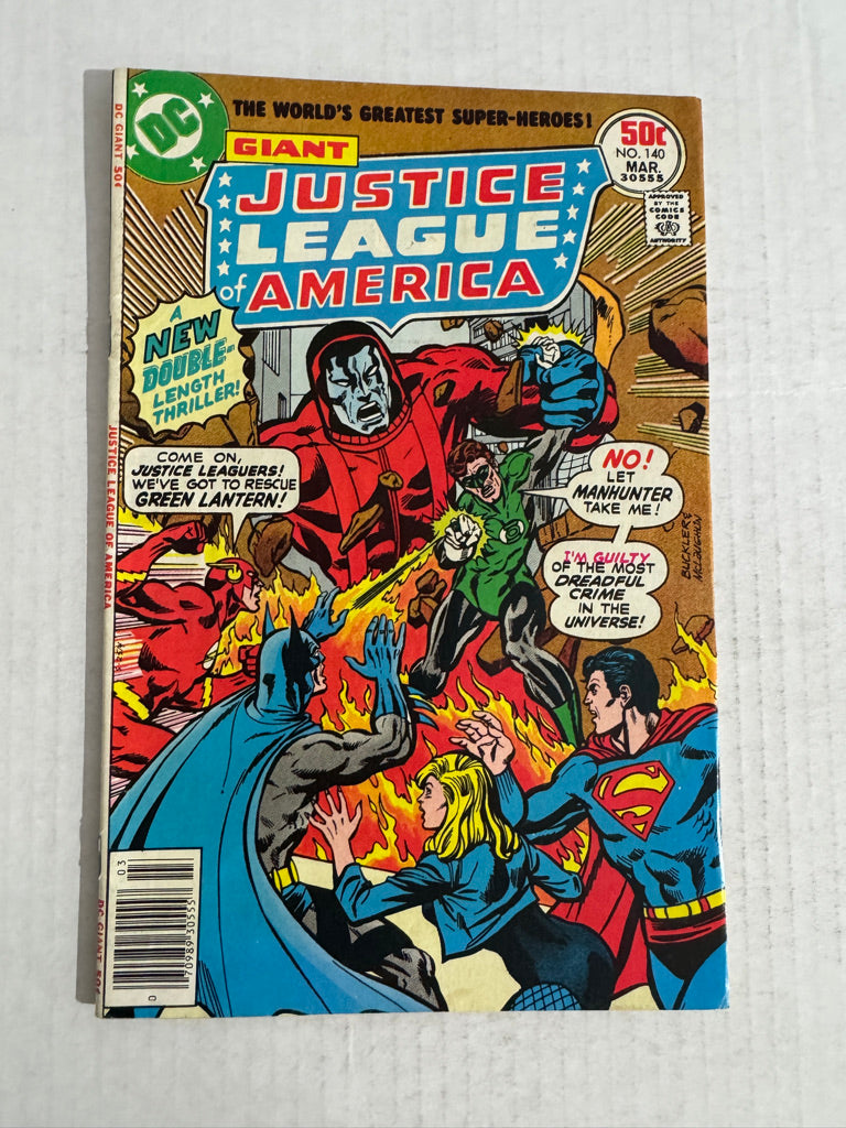 JUSTICE LEAGUE OF AMERICA #140 VG/FN