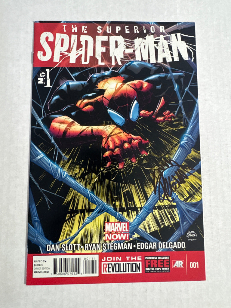 SUPERIOR SPIDER-MAN #1 NM- SIGNED by Ryan Stegman