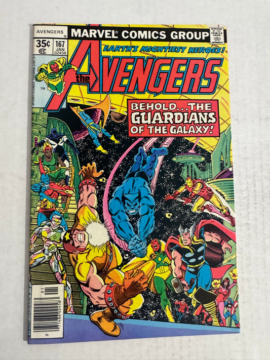 AVENGERS #167 NM- George Perez Cover 1ST APPEARANCE
