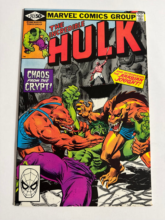 INCREDIBLE HULK #257 NM-