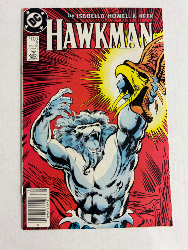 HAWKMAN #5 Vol 2 VF CANADIAN PRICE VARIANT