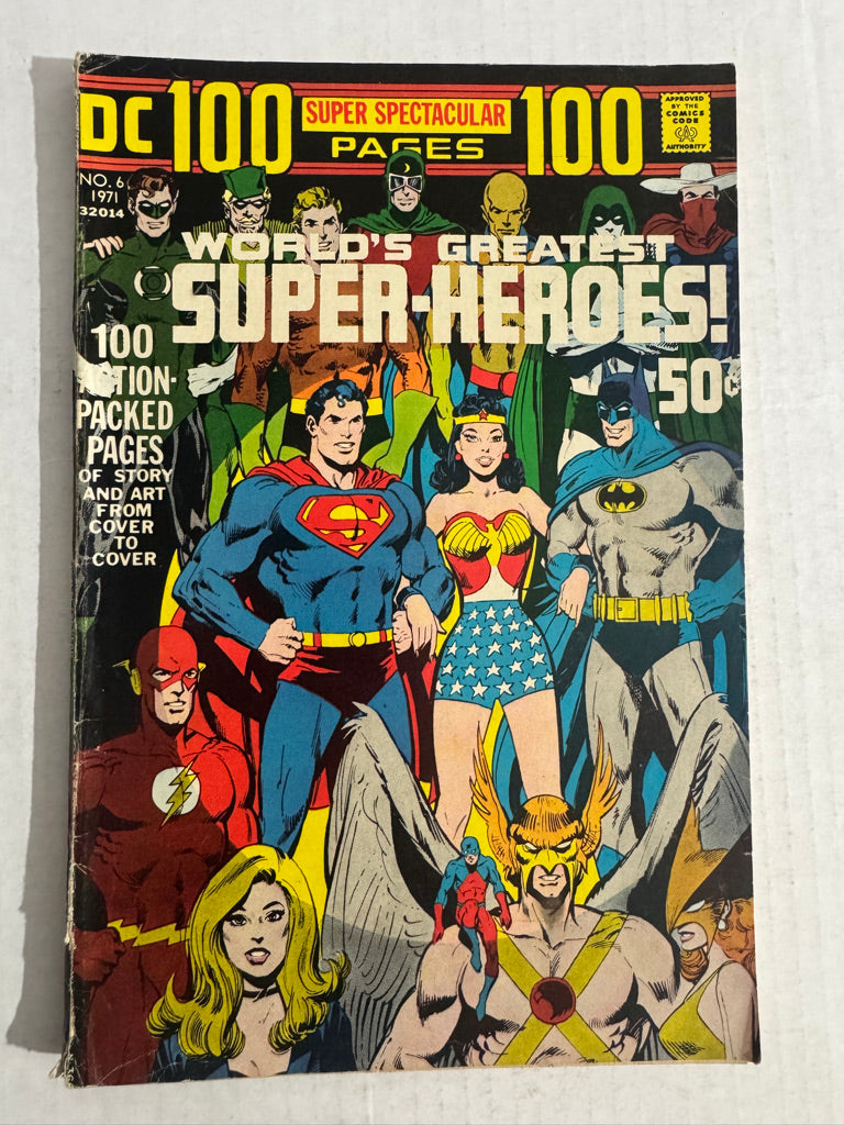 DC SUPER SPECTACULAR #6 World's Greatest Heroes VG+ Neal Adams Cover