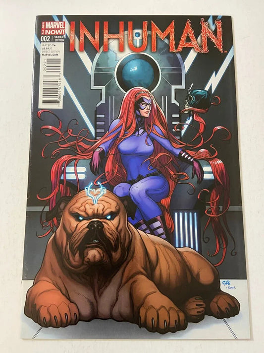 INHUMAN #2 NM- 1:50 Frank Cho Variant 1ST APPEARANCE