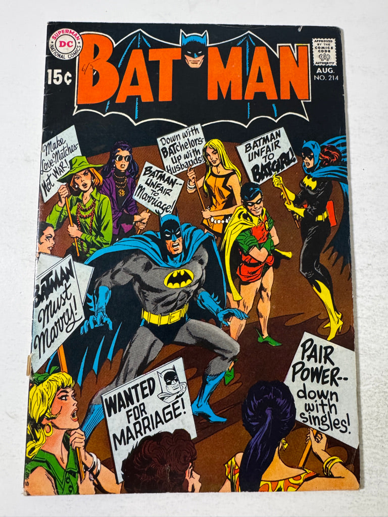 BATMAN #214 VG