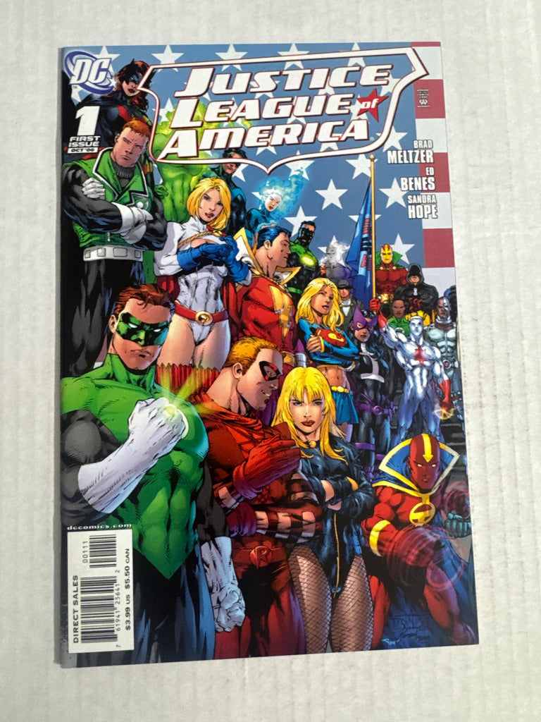 JUSTICE LEAGUE OF AMERICA #1 Vol 2 NM- Ed Benes A Cover