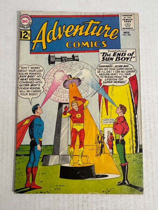 ADVENTURE COMICS #302 VG-