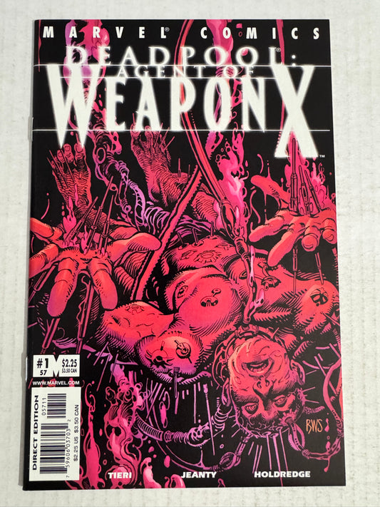 DEADPOOL #57 Agent of Weapon X #1 NM Barry Windsor-Smith Cover