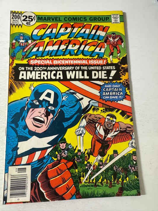 CAPTAIN AMERICA #200 FN/VF Jack Kirby Cover