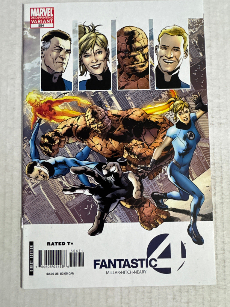 FANTASTIC FOUR #554 2nd Print  Bryan Hitch Variant