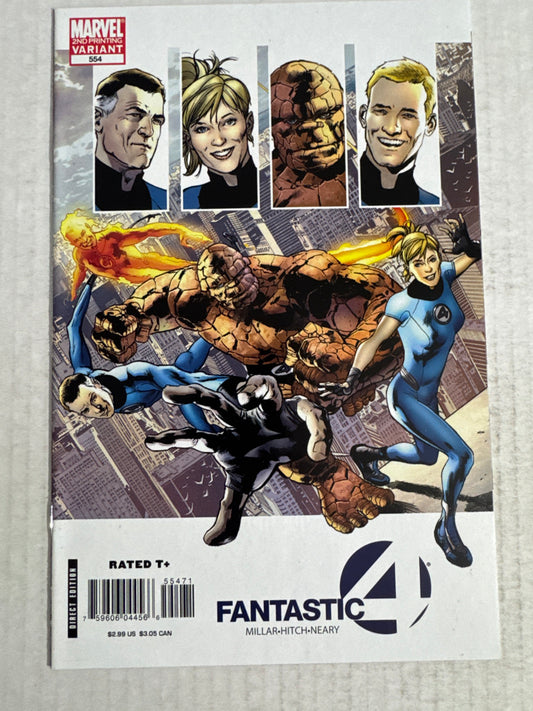 FANTASTIC FOUR #554 2nd Print  Bryan Hitch Variant