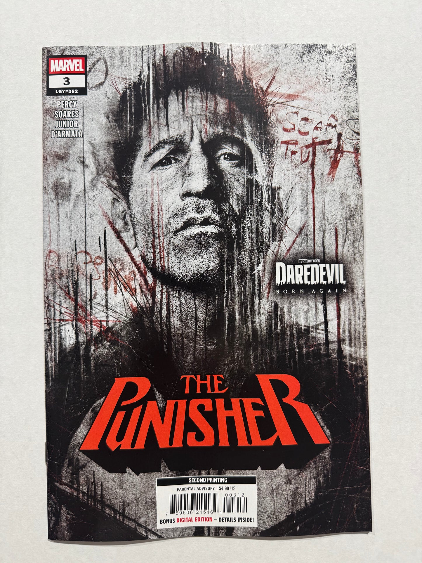 THE PUNISHER #3 NM 2nd Print Photo Variant