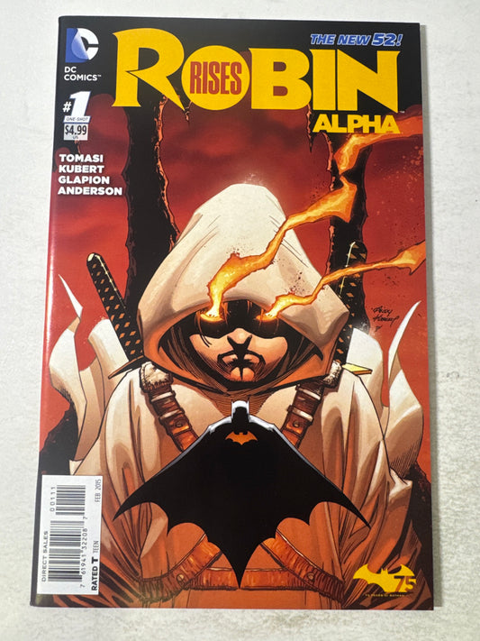 ROBIN RISES ALPHA #1 NM Andy Kubert Cover