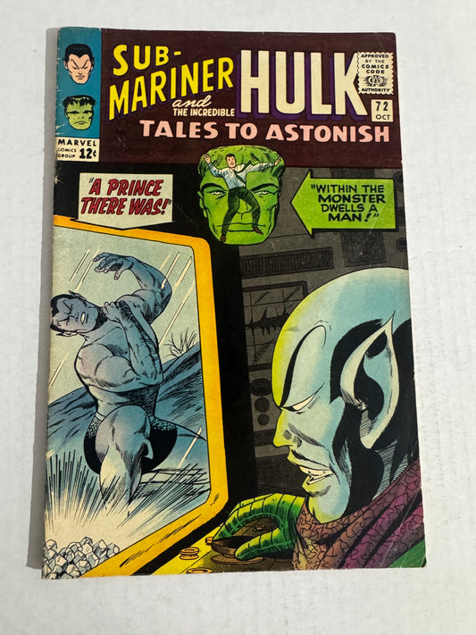 TALES TO ASTONISH #72 VG