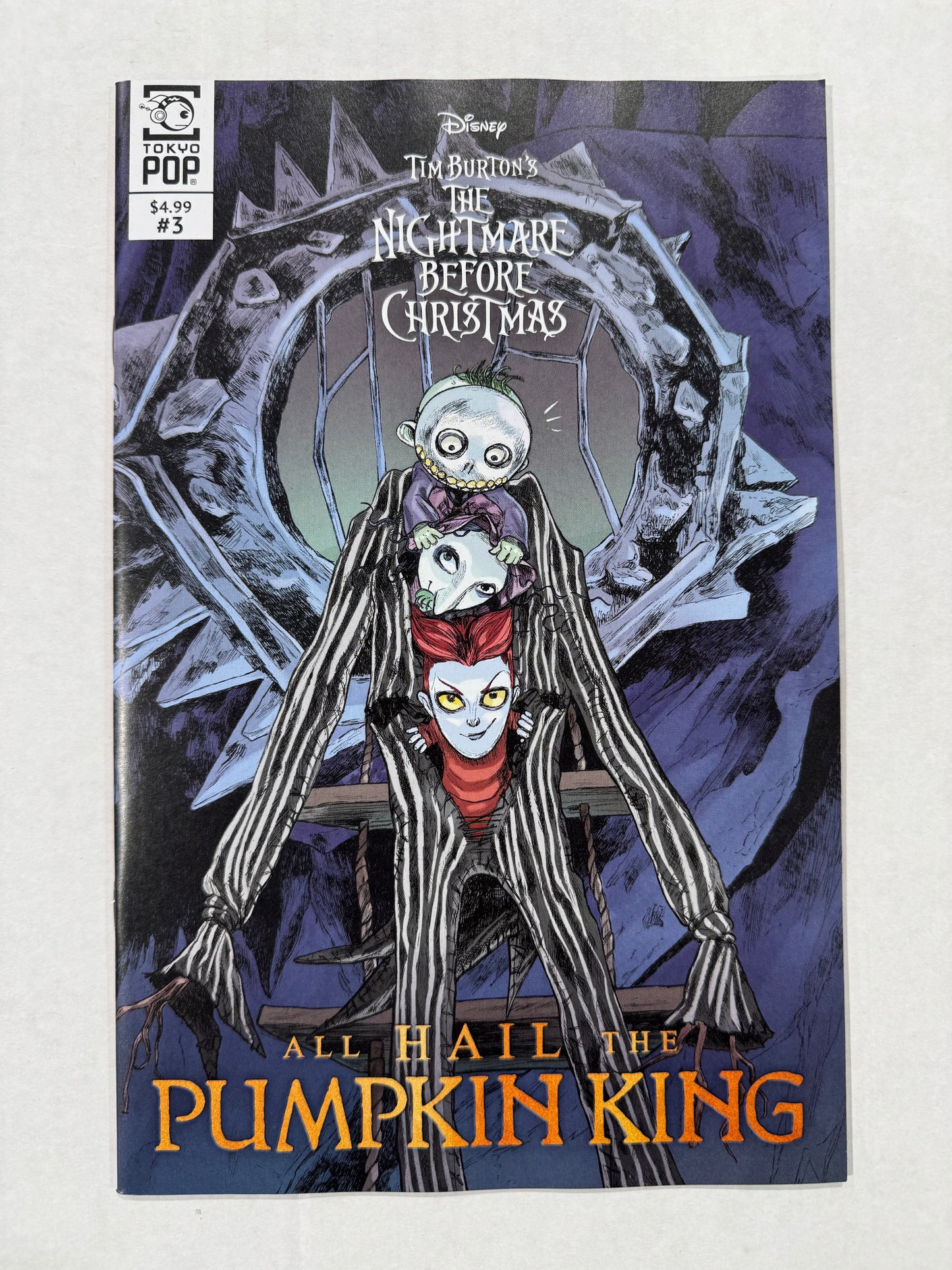 DISNEY TIM BURTON'S THE NIGHTMARE BEFORE CHRISTMAS: ALL HAIL THE PUMPKIN KING #3 NM