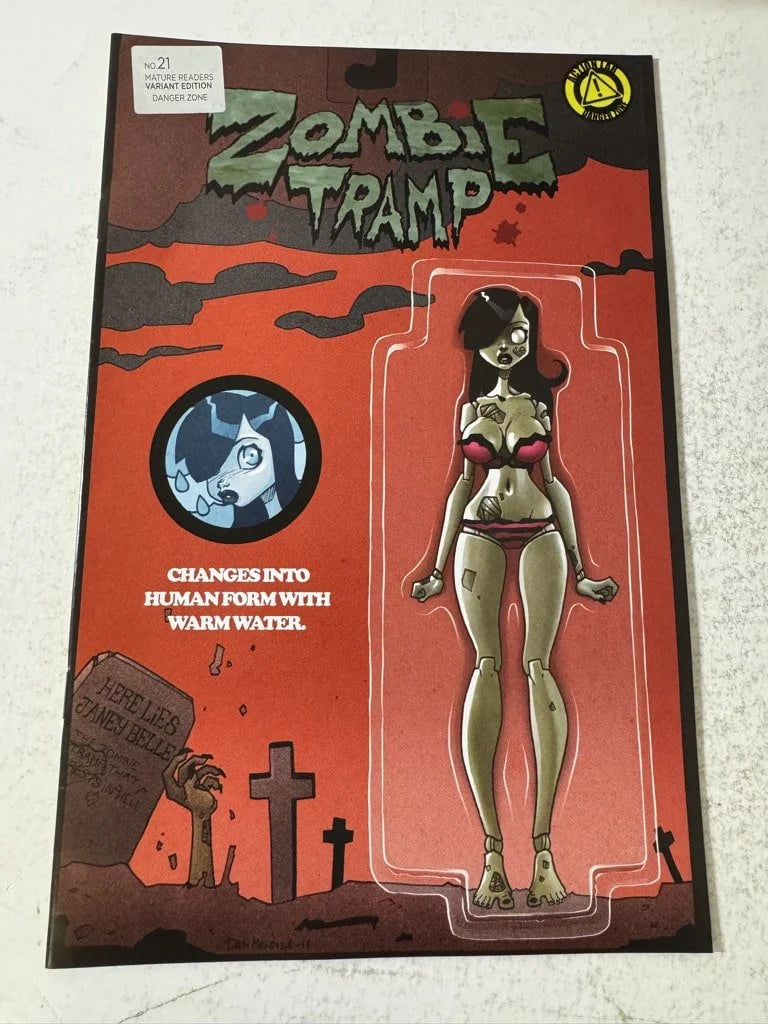 ZOMBIE TRAMP #21 NM Dan Mendoza Action Figure Variant