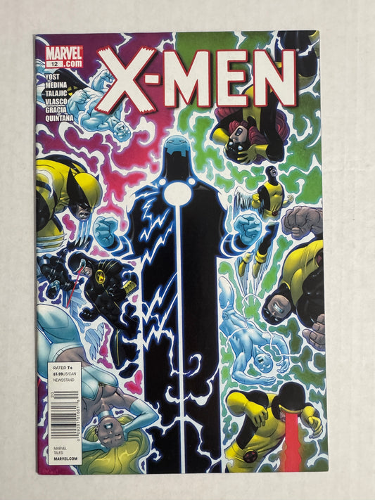 X-MEN #12 Vol 2 VF- Ed McGuinness Cover NEWSSTAND