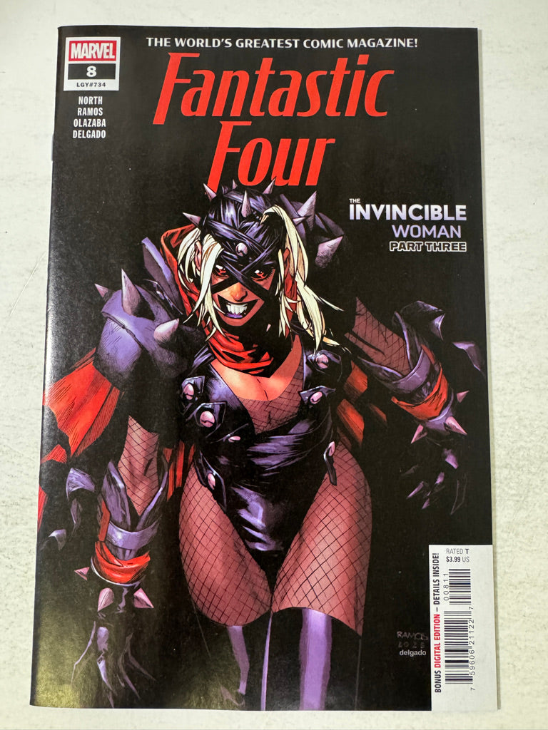 FANTASTIC FOUR #8 Vol 8 NM Humberto Ramos Cover