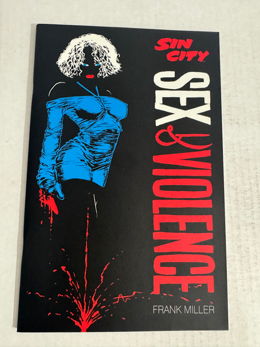 SIN CITY SEX & VIOLENCE NM Frank Miller Cover