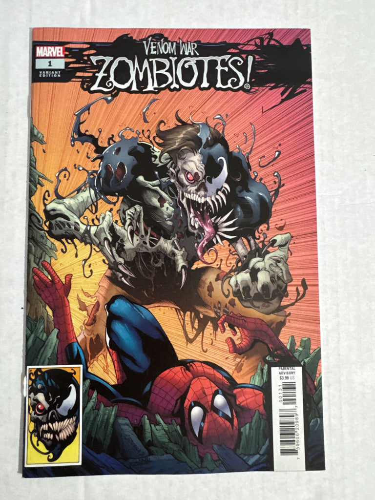VENOM WAR ZOMBIOTES #1 NM- Campana Homage Variant