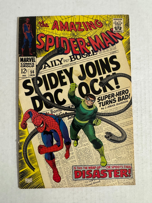 AMAZING SPIDER-MAN #56 VG/FN 1ST APPEARANCE