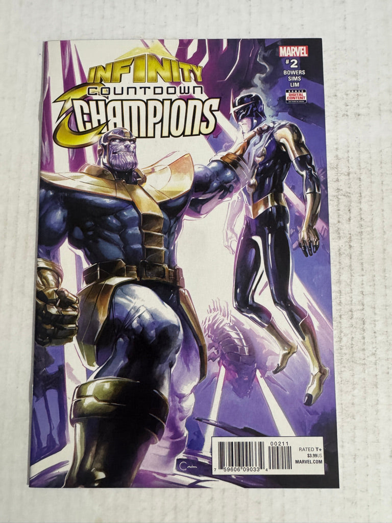 INFINITY COUNTDOWN CHAMPIONS #2 NM Clayton Crain Cover