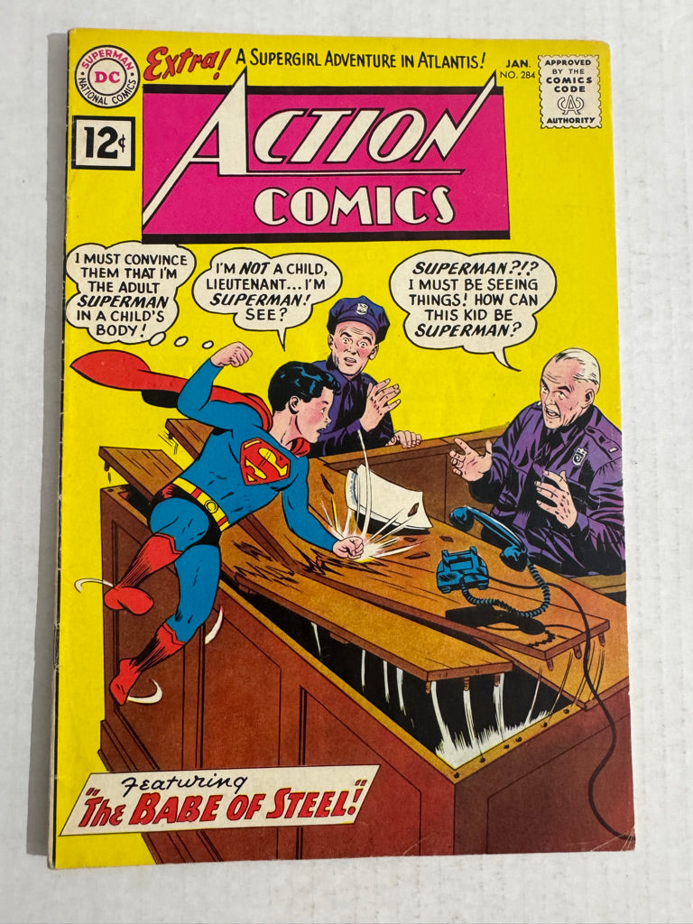ACTION COMICS #284 VG-