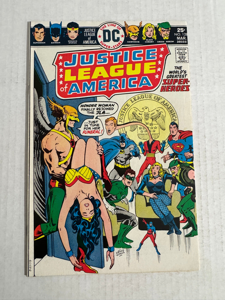 JUSTICE LEAGUE OF AMERICA #128 NM-