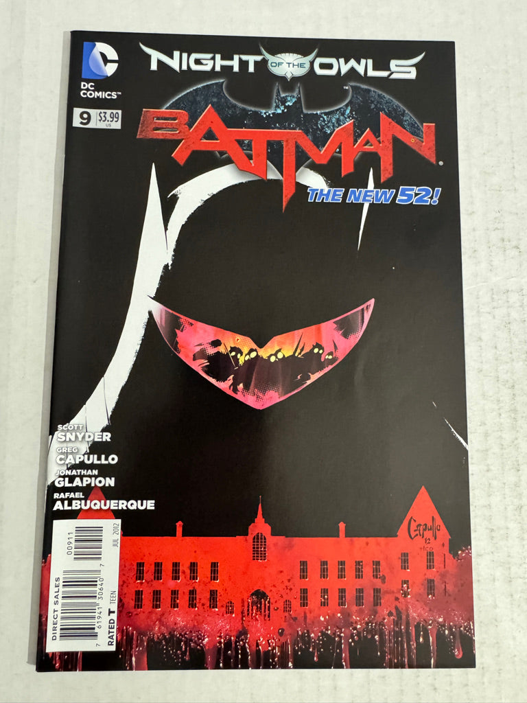 BATMAN #9 Vol 2 VF/NM Greg Capullo Cover